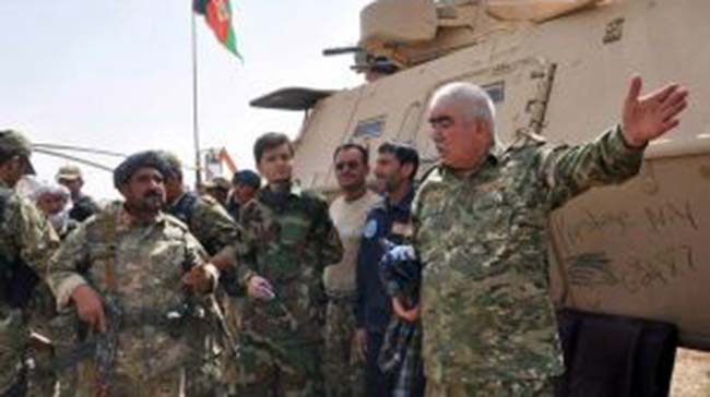 Gen. Dostum Targets  Hideouts of Taliban in Jawzjan, 15 Killed, 7 Wounded